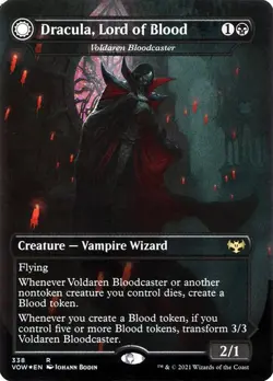 Dracula, Lord of Blood (Voldaren Bloodcaster) ~ Crimson Vow [ NM ] [ Magic MTG ] - Image 1