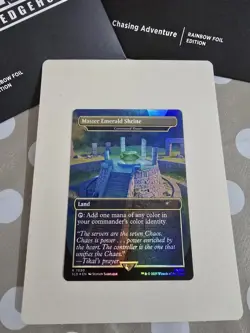 Master Emerald Shrine (Command Tower) FOIL and IN HAND MtG Sonic Secret Lair SLD - Image 1