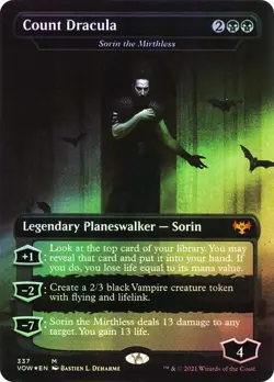 FOIL Count Dracula (Sorin the Mirthless) ~ Crimson Vow [ NM ] [ Magic MTG ] - Image 1