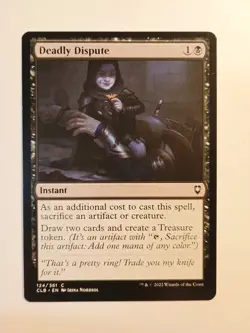 Deadly Dispute 124/361 Mtg Magic The Gathering Regular Common CLB NM - Image 1