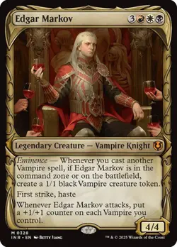 SHOWCASE Edgar Markov ~ Innistrad Remastered [ NearMint ] [ Magic MTG ] - Image 1