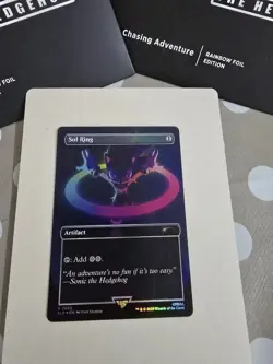 Sol Ring FOIL and IN HAND Rare MtG Sonic The Hedgehog Secret Lair SLD Magic NM/M - Image 1