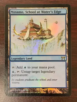FOIL Minamo, School at Water's Edge ~ Champions of Kamigawa [ GOOD ] [ MTG ] - Image 2