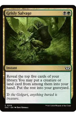 Grisly Salvage [Duskmourn: House of Horror Commander] Magic MTG - Image 1