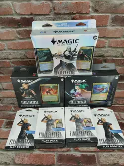 MTG FINAL FANTASY VI & VII Commander Deck, Starter Kit, 2 Play Pack, 2 Play Boos - Image 2