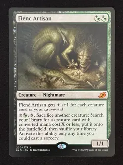1x MTG Fiend Artisan - Ikoria: Lair of Behemoths (IKO) #220 - Magic - Image 1