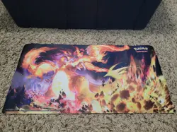 New Pokemon Charizard Gigantamax VMAX Playmat Charizard Ultra Premium Collection - Image 1