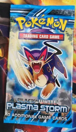 Pokemon Black & White Plasma Storm Favtory Sealed Booster Packs - Art Set - Image 2