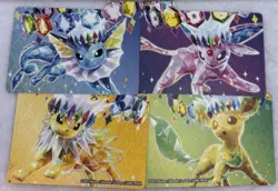 POKEMON TCG PRISMATIC EVOLUTIONS 4 DIVIDERS FROM 6/27 SURPRISE BOX - Image 1