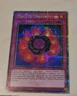 Yugioh Ring of Destruction Quarter Century Secret Rare 1st Edition RA04-EN119 - Image 1