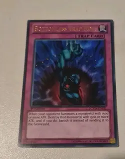 YUGIOH BOTTOMLESS TRAP HOLE ULTRA RARE LCYW-EN181 1ST EDITION - Image 1