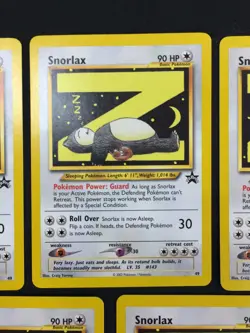 Lot of 5 2002 Pokemon Black Star Promo Card #49 Snorlax WOTC NM/Never Played - Image 4