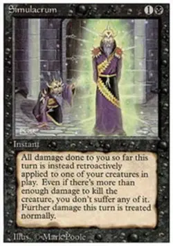 Simulacrum - Revised Edition # MTG Magic The Gathering - Image 1