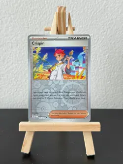 Crispin #105/131 Reverse Holo - Prismatic Evolutions Pokemon TCG Card NM/M - Image 1