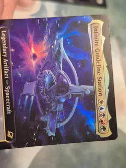R 0348 Infinite Guideline Station FOIL EXTENDED ART Edge of Eternities MTG Card - Image 2