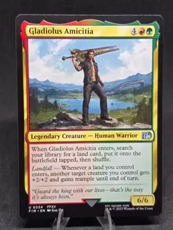 MTG Gladiolus Amicitia 0224 Final Fantasy Uncommon NM - Image 1