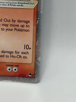 Pokemon Card Ho-oh ex 17/17 Pop Series 3 Holo Vintage Rare Cosmos Foil LP 2006 - Image 5