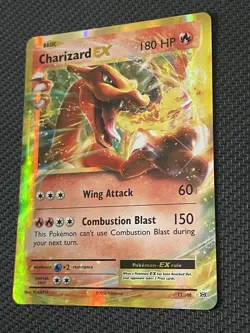Pokemon TCG Charizard EX XY Evolutions 2016 Ultra Holo Rare Card 12/108 - Image 1