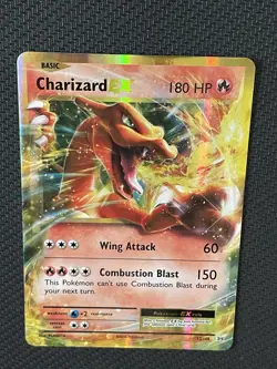 Pokemon TCG Charizard EX XY Evolutions 2016 Ultra Holo Rare Card 12/108 - Image 2