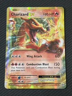 Pokemon TCG Charizard EX XY Evolutions 2016 Ultra Holo Rare Card 12/108 - Image 3