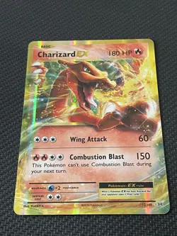 Pokemon TCG Charizard EX XY Evolutions 2016 Ultra Holo Rare Card 12/108 - Image 4