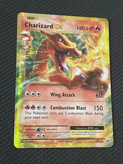 Pokemon TCG Charizard EX XY Evolutions 2016 Ultra Holo Rare Card 12/108 - Image 5