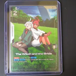 Gundam Card Game Newtype Rising GD01-117 The Witch And The Bride (R+) English - Image 1