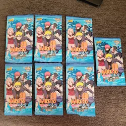 x7 Naruto Shippuden Trading Card Game CCG TCG Sealed Booster Pack Lot Cards - Image 1