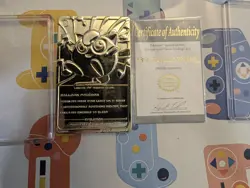 Minty Fresh 1999 POKEMON BURGER KING 23K GOLD PLATED JIGGLYPUFF CARD - Image 4