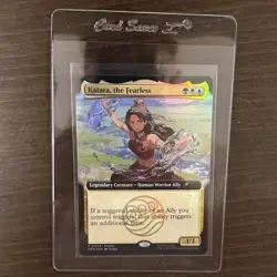 SDCC 2025 MAGIC THE GATHERING X AVATAR KATARA THE FEARLESS PROMO CARD - IN HAND - Image 2