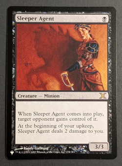 MTG - 1x Sleeper Agent - The List: Tenth Edition X - Rare - Magic The Gathering - Image 1