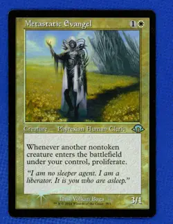 Metastatic Evangel (Retro Frame) Modern Horizons 3 Magic Gathering MTG MH3 - Image 1