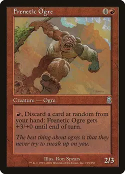 MTG Odyssey --- FRENETIC OGRE --- Uncommon! NM! Magic the Gathering! - Image 3
