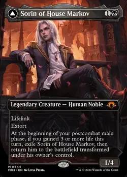 BORDERLESS Sorin of House Markov ~ Modern Horizons 3 [ NearMint ] [ Magic MTG ] - Image 1