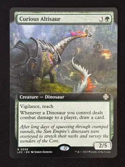1x MTG Curious Altisaur (Extended Art) - (LCC) #58 - Magic the Gathering - Image 1