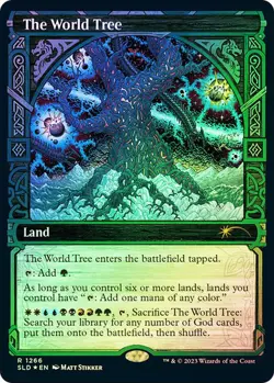 FOIL HALO The World Tree ~ Secret Lair [ NearMint ] [ Magic MTG ] - Image 1