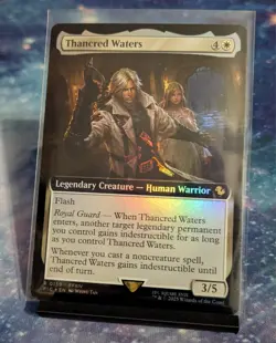 Magic The Gathering MTG THANCRED WATERS EXTENDED ART FOIL Final Fantasy NM - Image 1