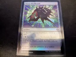 MTG Magic the Gathering FOIL Dross Skullbomb ONE! - Image 1