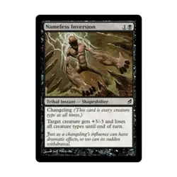 WOTC MtG Lorwyn Nameless Inversion (C) (Foil) EX - Image 1