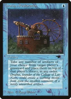 MTG - Drafna's Restoration - Antiquities - X1 - (LP) - - Image 1
