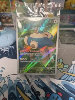 SEALED Pokemon Snorlax SVP 051 Scarlet & Violet 151 Holo Black Star Promo NM - Image 1