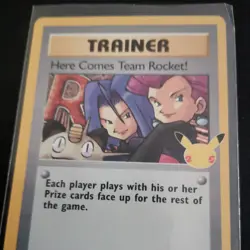 Pokemon 25th Anniversary Here Comes Team Rocket 15/82 Holo Rare Celebrations - Image 2
