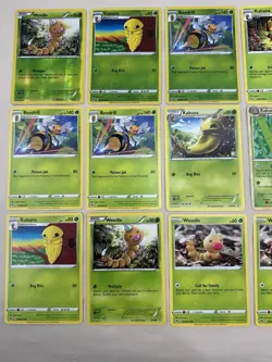 17x Weedle, Kakuna, Beedrill Lot Pokemon Cards Collection Set Deck Building TCG - Image 4