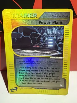 Power Plant 139/147 Mint Reverse Holo Aquapolis Pokemon 2002 E-Series NM - Image 1