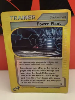 Power Plant 139/147 Mint Reverse Holo Aquapolis Pokemon 2002 E-Series NM - Image 2