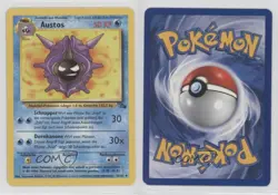 Cloyster German Pokemon Fossil #32 1999 10cj - Image 3