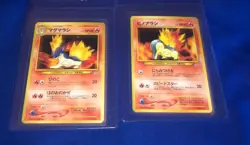 Typhlosion Pokemon 2000 Holo Neo Premium File Japanese PSA 10 + Evolutionary Set - Image 4