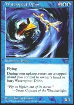 Waterspout Djinn - Visions #50/167 MTG Magic The Gathering - Image 1