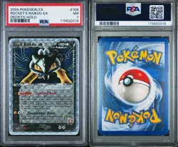 PSA 7 Rocket's Raikou EX Holo Rocket Gang Strikes Back 2005 Japanese Pokemon 035 - Image 3