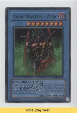 Dark Master - Zorc YuGiOh Revelation Volume 1 #DR1-EN244 2005 READ 0g4 - Image 1